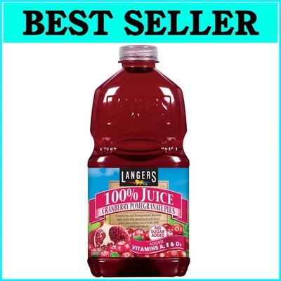 Jugo de arándano y granada 100 % - Paquete familiar de 8 - 64 oz cada uno | Rico en vitaminas Foto 1 de 3