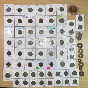 Collection of US Coins - Buffalo Nickels, Indian Head Cents, 1943 Steel & More - Picture 1 of 10
