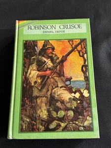 Blue Ribbon Books ROBINSON CRUSOE Illustrated by Louis Rhead Frank E. Schoonover - Foto 1 di 16