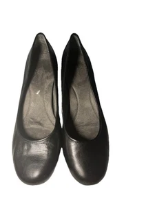 Aerosoles Schuhe Damen 12 M Pumps schwarz Tincel Slipper Absatz Leder rund - Bild 1 von 10