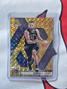 Stephen Curry- Yellow Reactive #163- 2024-25 Panini Mosaic NBA- Warriors - Picture 1 of 2