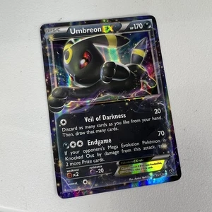 Umbreon EX 55/124 Fates Collide Ultra Rare Holo Pokemon Card LP - Picture 1 of 2