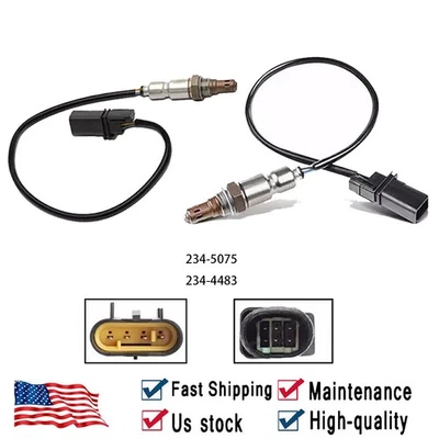 Para 2012 2013 2014 2015 2016 2017 Fiat 500 1,4 L L4 2 piezas sensor de oxígeno O2 arriba+abajo Foto 1 de 4