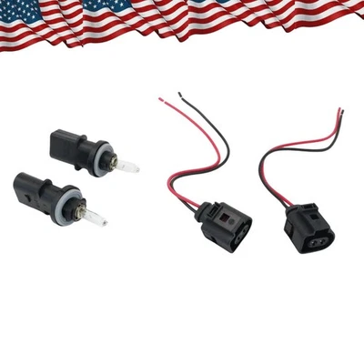 2PCS Front Turn Signal Light Socket＆Bulbs＆Plug For Volkswagen Passat 2006-2010 - Image 1 of 4