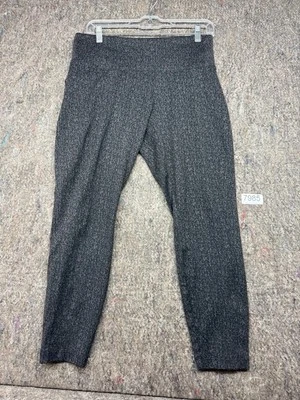 Athleta Womens Pants Delancey Textured Tight Cropped Zip Back Pockets MP - Image 1 of 4