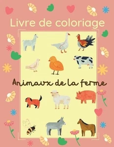 Livre de coloriage Animaux de la ferme: 25 imágenes grandes et simples pour les d? - Imagen 1 de 1