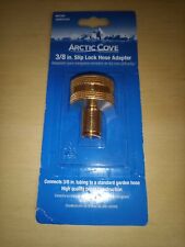 Arctic Cove 3/8 in. Brass Slip Lock Hose Adapter
