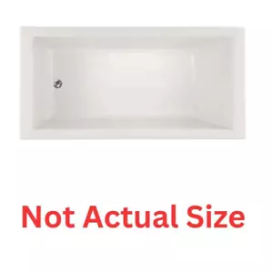 Hydro Systems Lacey LAC7236ATO-WHI 72" x 36" Soaker Bathtub Center Linear Drain - Picture 1 of 4