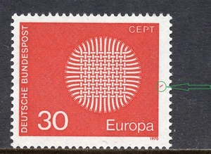 125 - GERMANY 1970 - Europa CEPT - ERROR - MNH - Picture 1 of 2
