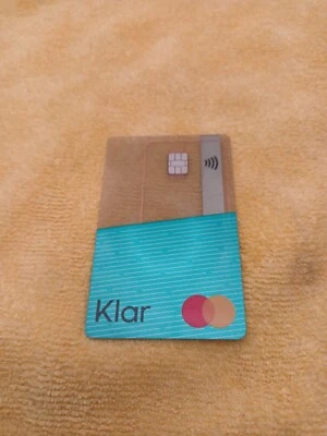KLAR EXPIRED MASTER CARD RARE MEXICO   - Image 1 of 4