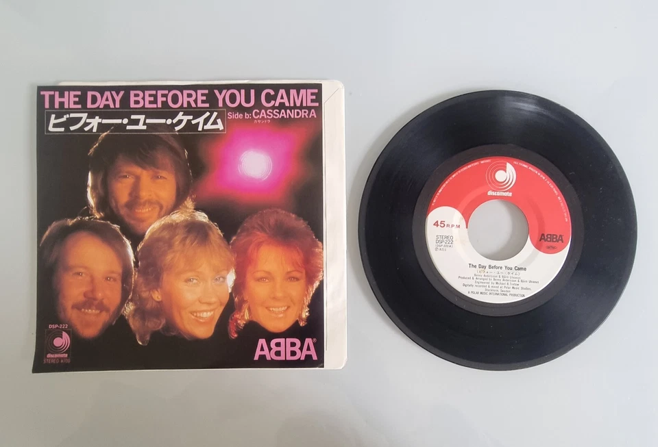 ABBA – The Day Before You Came/Cassandra 7" Japan PD-105 1982 - Image 1 of 1