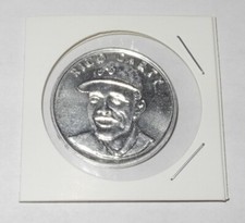 1972 Esso Oil Advertising Hispanic Baseball Rico Carty Atlanta Braves Pin Coin