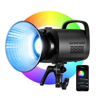 NEEWER RGB CB60 70W, RGB Full Color 18000 LED Video Light Bowens Mount - Image 1 of 4