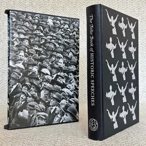 FOLIO SOCIETY ~ The Folio Book of Historic Speeches ~ AS NEW UNREAD - Imagen 1 de 14