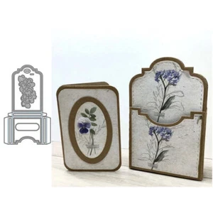 Caja de Regalo Bolsillo Metal Troqueles de Corte Plantillas Hágalo Usted Mismo Álbumes de Recortes Tarjetas Hacer Artesanía - Imagen 1 de 6