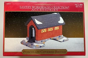 Weihnachtsmann Werkbank Weihnachtsdorf überdachte Brücke - Bild 1 von 5
