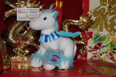 WEBKINZ SAPPHIRE PEGASUS.COMES WITH SEALED/UNUSED CODE/TAG-NICE GIFT  - Image 1 of 4