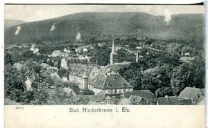 France Germany Niederbronn Niederbronn-les-Bains 1904 postcard - Picture 1 of 4