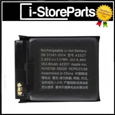 BATTERIA NUOVA PER APPLE WATCH SERIE 6 GENERAZIONE 40MM BATTERY A2345 265mAh - Immagine 1 di 2