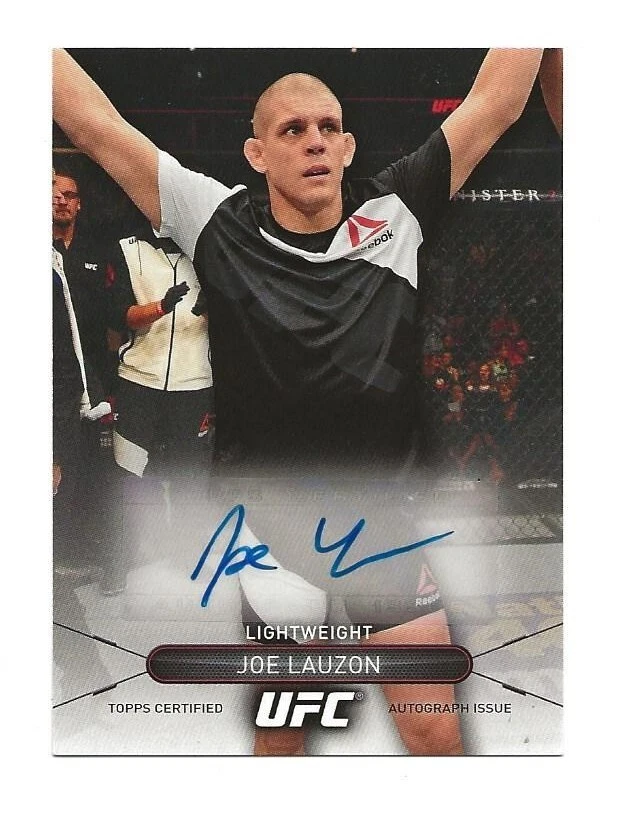 2016 Topps UFC High Impact JOE LAUZON Autographed Topps Online Exclusive #HA-JL - Image 1 of 1