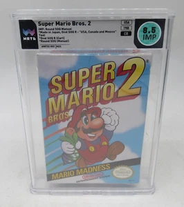 GRADED Super Mario Bros. 2 NES Nintendo Complete CIB WATA GRADED 8.5 RARE NICE - Picture 1 of 8