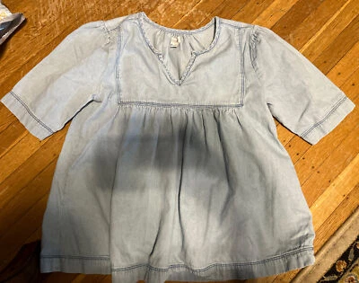 Gymboree Blue Shirt Girls size:10/12 EUC - Image 1 of 3