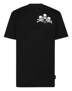 PHILIPP PLEIN T-shirt Round Neck SS Skull Color Black Size 3XL MSRP $725 - Picture 1 of 4