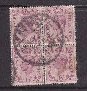 GREAT BRITAIN: NICE ARMY POST OFFICE CANCEL. ON BLOCK OF 4. - Foto 1 di 1