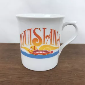 Vintage Louisiana Steamboat Souvenir Kaffeebecher Tasse - Bild 1 von 5