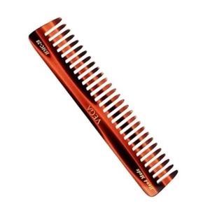 Vega Tortoise Shell With 1 Row Detangling Comb, Brown - Picture 1 of 7