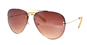 Banana Republic Unisex Aviator Sunglasses new W Pouch B3 - Picture 1 of 3