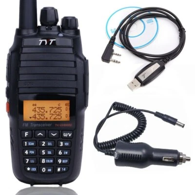 TYT TH-UV8000D Cross Band 10Watts Walkie Talkie 3600mAh Battery FM Radio - Image 1 of 4