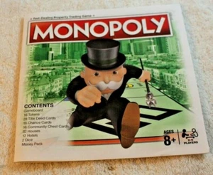 Monopoly 2015 Gioco da Tavolo Pezzi di Ricambio Manuale Istruzioni Libretto - Foto 1 di 2