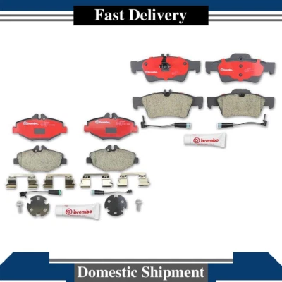 Juego de pastillas de freno delanteras traseras Brembo de cerámica para Mercedes-Benz E350 2006 2007 2008 Foto 1 de 4