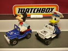 Matchbox : Walt Disney Donald Duck Policja Myszka Miki Mail Jeep 1979 Zestaw! Dobry!