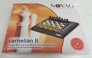 Computadora electrónica de ajedrez Novag Carnelian II 128 niveles 1900 USCF ELO sellada - Imagen 1 de 2