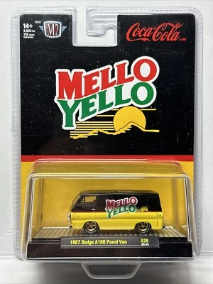 M2 Mello Yello Coca-Cola Mello Yello Novo 1967 Dodge A100 Panel Van A28 23-13 - Imagem 1 de 4