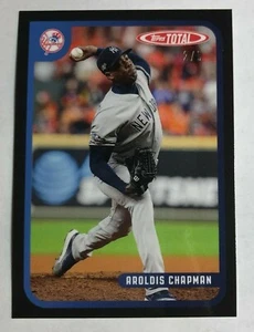 2020 Topps Total Wave 7 BLACK Parallel AROLDIS CHAPMAN SP #2/5 Made Yankees #670 - Picture 1 of 1