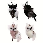 Outdoor Courtyard Simulated Feather Owl Great Gift Idea Realistic Feathered Owl