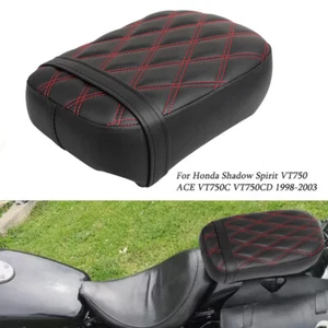 Motorcycle Red Diamond Passenger Seat For Honda Shadow ACE 750 VT750CD 1998-2003 - Picture 1 of 16