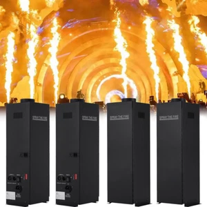 2pcs macchina del fuoco fase effetto DMX lanciafiamme proiettore DJ Party - Picture 1 of 15