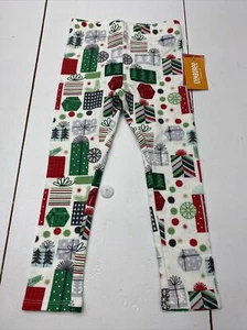 Gymboree Christmas Holiday Present Leggings Girls Size 3T New - Picture 1 of 6