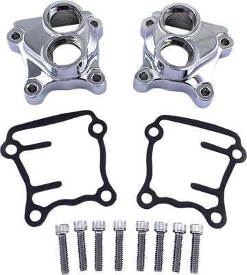 Kit de cubierta de bloque elevador Drag Specialties 1999-2017 Harley Dyna Touring Softail Foto 1 de 2