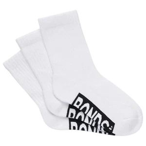 6 Pairs X Bonds Unisex Kids Cushioned Crew Socks White - Picture 1 of 2