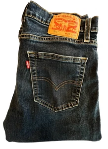Levi Strauss 511 Jeans Slim Stretch Fit Men Jeans Tag Sz 32x30 Blue - Picture 1 of 9