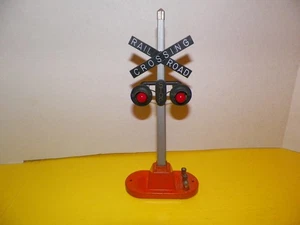 LIONEL MODERN ERA # 6-12888 {154} RAILROAD CROSSING FLASHER HIAWATHA ORANGE BASE - Picture 1 of 7