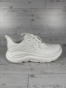 NUR RECHTER SCHUH! Hoka Clifton 10 Damengröße 8B weiße Laufschuhe #7 - Bild 1 von 6