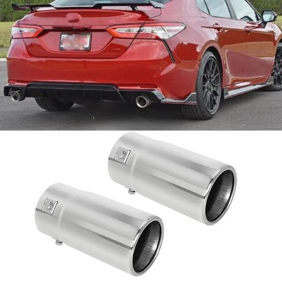For Toyota Echo Camry Car 2PCS Exhaust Pipe Tail Muffler Tip Throat Tailpipe - Image 1 of 4