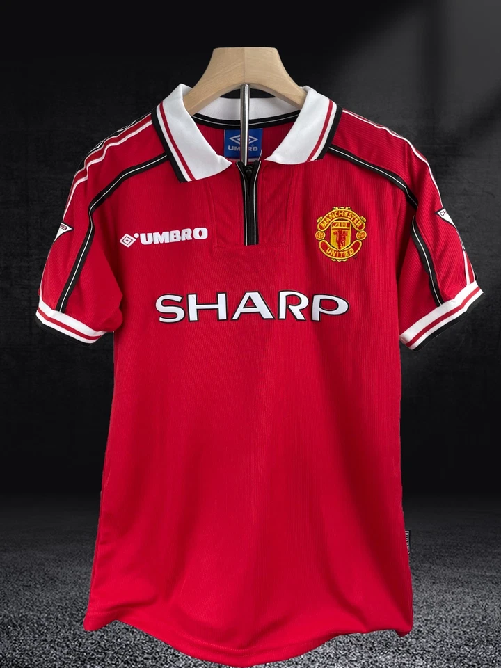 Camiseta local David Beckham #7-Manchester 1998-1999 United Foto 1 de 4
