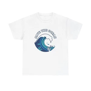 Save The Ocean Grafik T-Shirt Erwachsene NEU - Bild 1 von 29